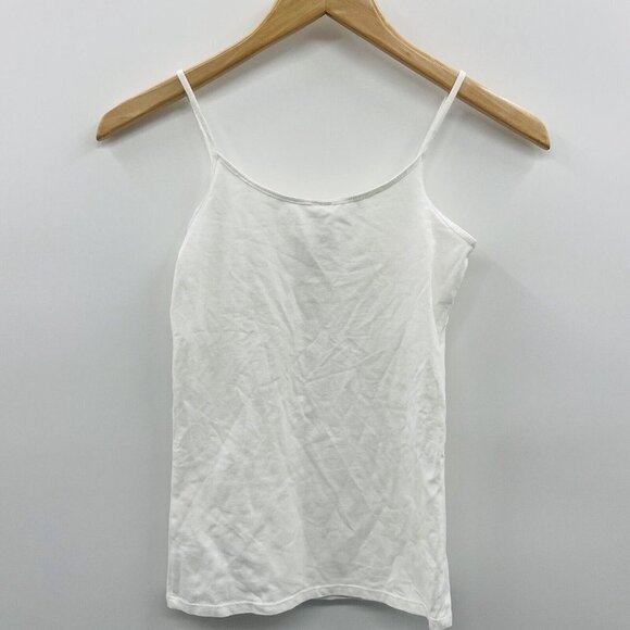 Nordstrom Youth Girls Size Large 10/12 Long Camisole Tank Top in White 2367 - Picture 4 of 8